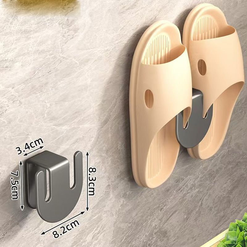 Wall Mounted Punch-Free Shoe Racks - Space-Saving Slipper Racks, Multi-Purpose Shoe Racks, Bathroom Slipper Racks