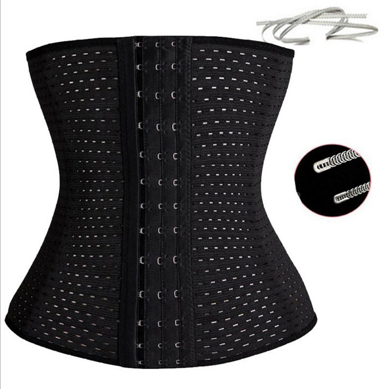 2021 New Women Waist Trainer Latex Cincher Girdles Shapewear Slimming Belt Body Shaper Fitness Corset Sheath Plus Size