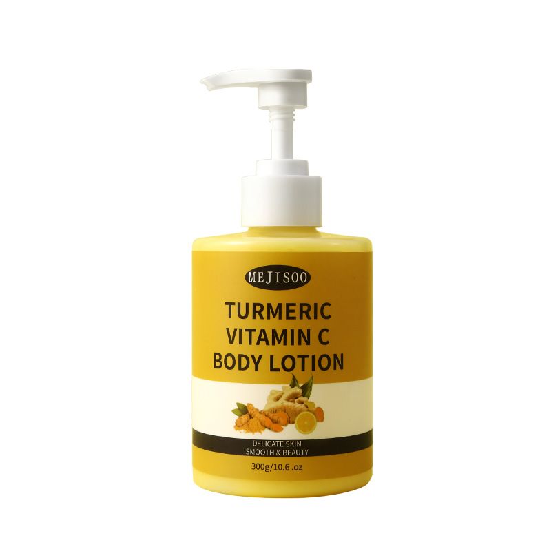 Turmeric VC Body Lotion Moisturizing and Rejuvenating Body Lotion Moisturizing Brightening Cream Anti-wrinkle and Dry Skin Body Skin Lotion