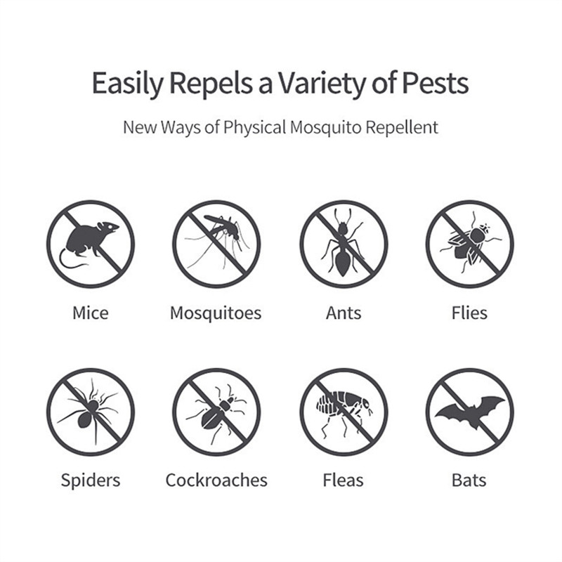 1Pcs Pest Reject Ultrasound Mouse Cockroach Repeller Device Insect Rats Spiders Mosquito Killer Pest Control Household Pest