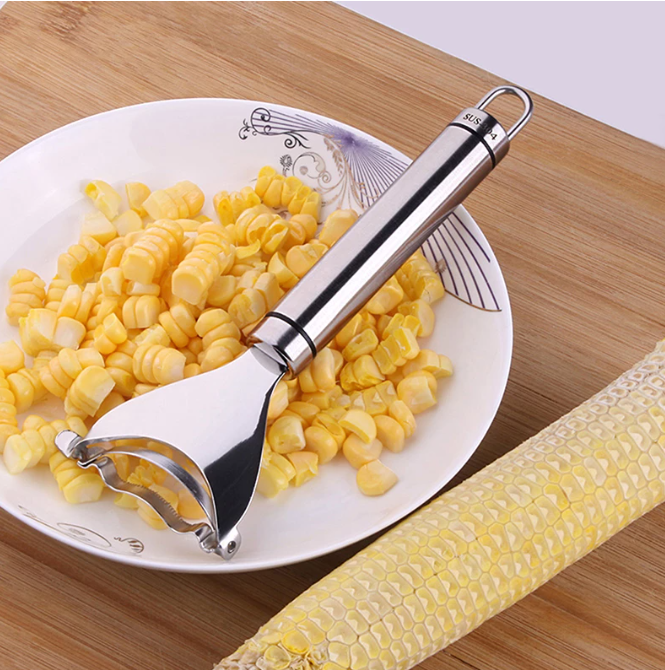 Stainless Steel Corn Stripper Corns Threshing Device Easy Peeling Corn Kerneler Peeler Fruit & Vegetable Tools/Corns Strippe