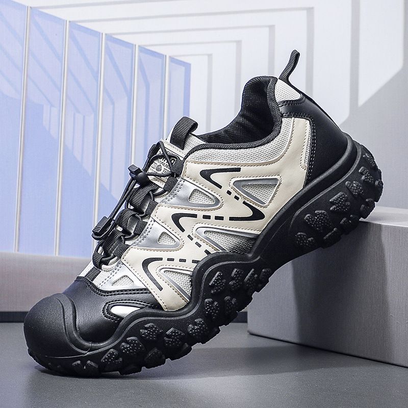 2024 autumn new men's shoes Korean version of fashion shoes Pop shoes casual shoes outdoor mountaineering men's sports shoes 075
