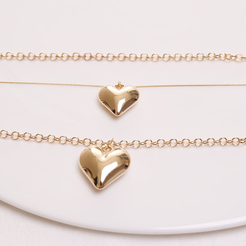 Love Multi layer Necklace Valentine's Day free shipping CRRSHOP gold necklace， three-layer necklace lovers Holiday gifts