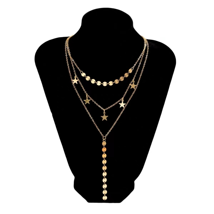 Necklace female jewelry Hot selling fashion accessories European and American fashion Clavicular chain CRRSHOP women gold silvery necklaces