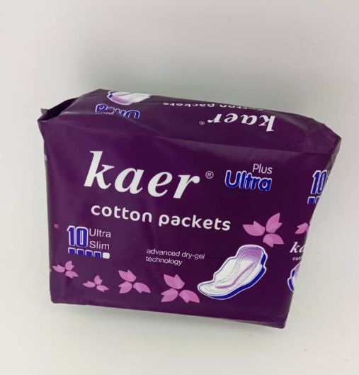 10 Ultra Slim Kaer Cotton Packets Advanced Dry-gel Technology 