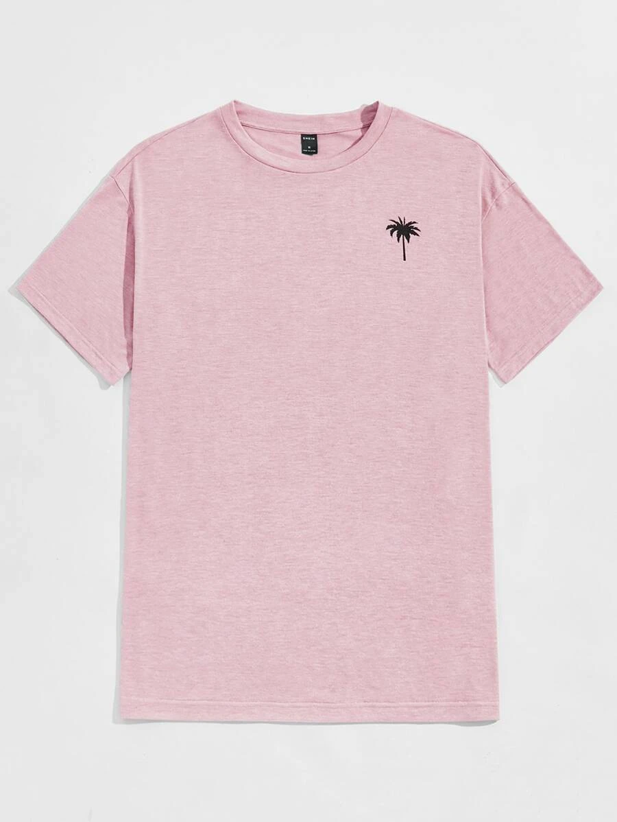DX049# Women Men Print Tee T-Shirt Unisex Random Color