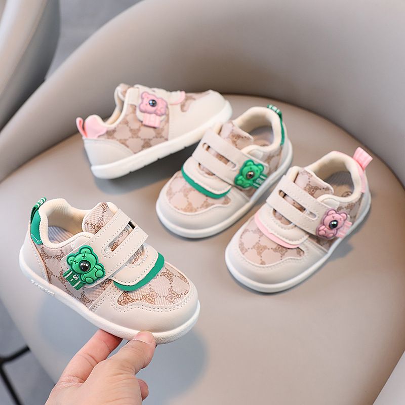 Baby shoes Spring and autumn new baby soft soles all match toddler shoes light sports shoes for girls cartoon casual shoes 1996