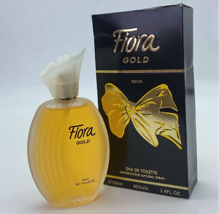 Gold Foil Embossed Fiora Gold Parfume idle Gift Package long lasting spray 