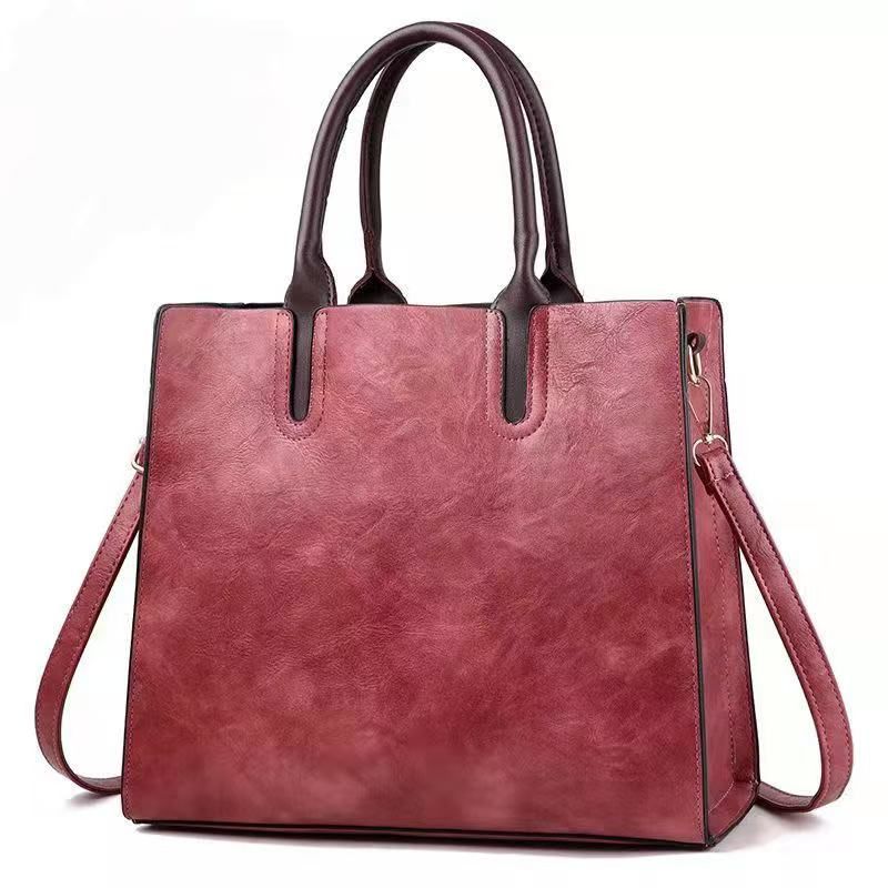 Large Handbags Women Bags Fashion PU Leather Women Shoulder Bag Big ladies Hand Bags Vintage Tote Bag