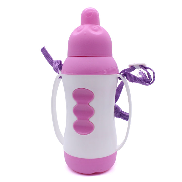 2H-9010E 0.25L Feeding-Bottle With Three Straps Is Made Of Edible Plastic And Glass Liner 