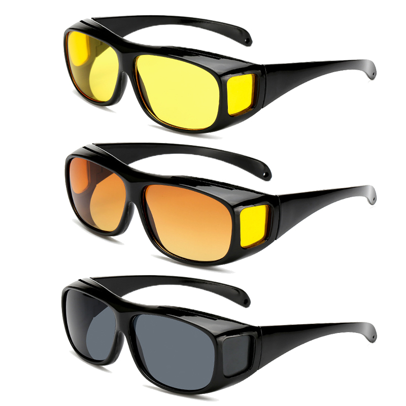 Car Night Vision Sunglasses Safety Driving Goggles Night Driving Glasses Unisex Sun Glasses UV Protection Sunglasses