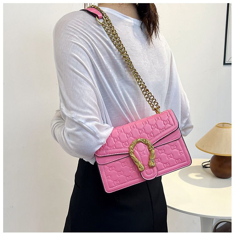 New women's bag chain bag small square bag senior sense with all the shoulder crossbody bag fashion bag FM-6005