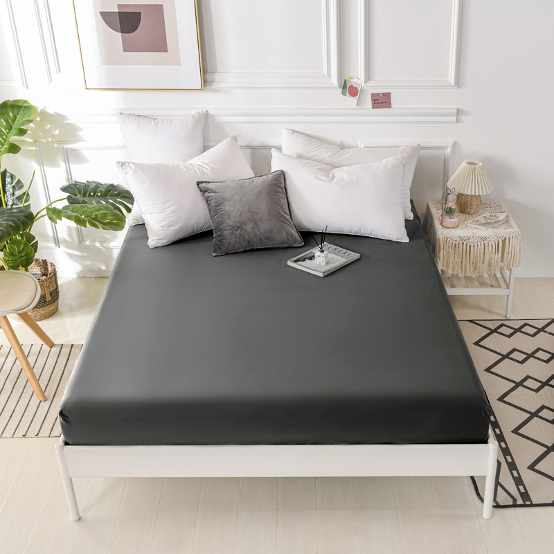 JM003 Mattress Protector Waterproof Mattress Cover Twin Size Bed Protector Washable Soft Terry Cotton Surface for Kids Pets Adults 25cm Fitted Sheet Deep Pocket