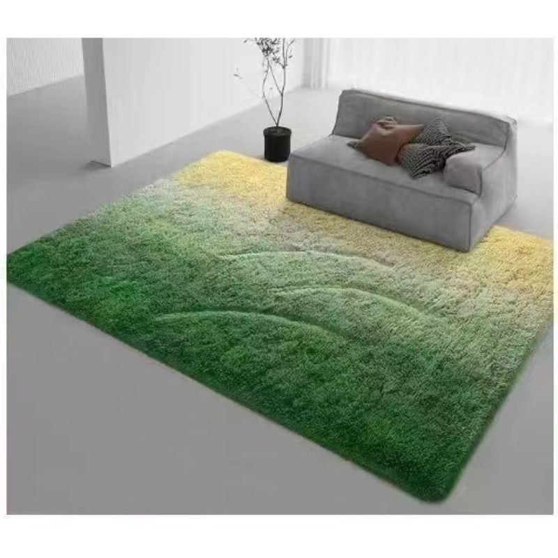 Gradient silk wool carpet, living room sofa and coffee table floor mat, bedroom bedside carpet, plush foot mat CRRSHOP home decor carpet free shipping