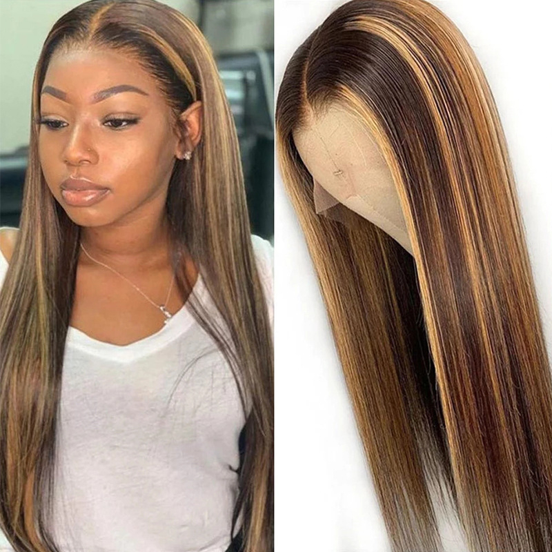 Amazon.com : Asteria Hair Clip in Extensions Human Hair Full Head Ombre  Natural Black Fading to Honey Blonde Real Hair Extensions Clip in Human Hair  Highlights Straight Clip Ins For Women 7