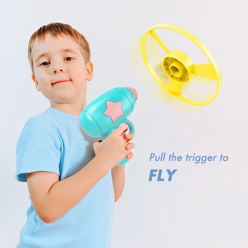 Toys for Kids, Flying Saucers, Frisbees, Spinning Tops, Deluxe Pack, UFO, Gift for Boys, Girls, with Sparkling Lights, 12 in 1, Large Package for 2 Players