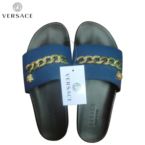 Versace beach slides hot sale