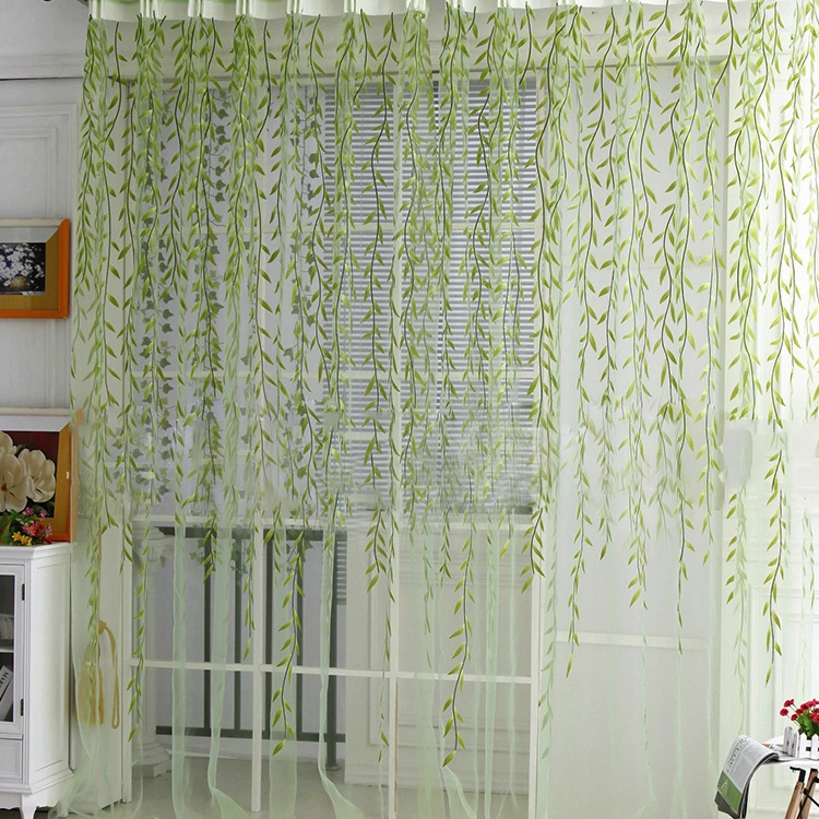 Tospino YJ868 Rod Pocket Sheer Voile Window Curtain for Living Dining Room Drapes