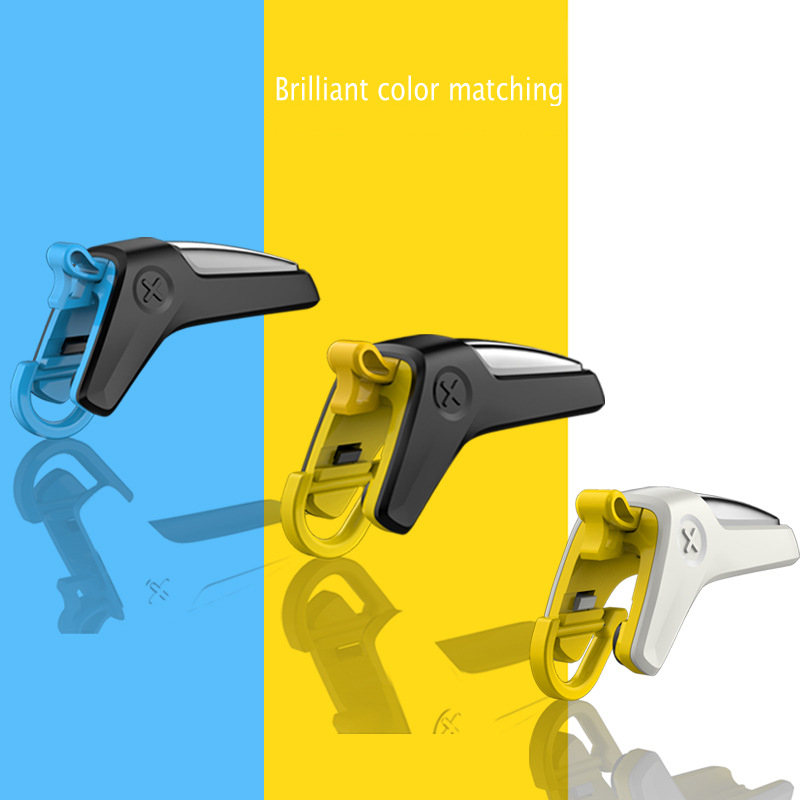 2Pcs Phone Game Controller Trigger Fire Button Aim Key For PUBG Mobile Gaming Joystick L1R1 Shooter Controller For iPhone