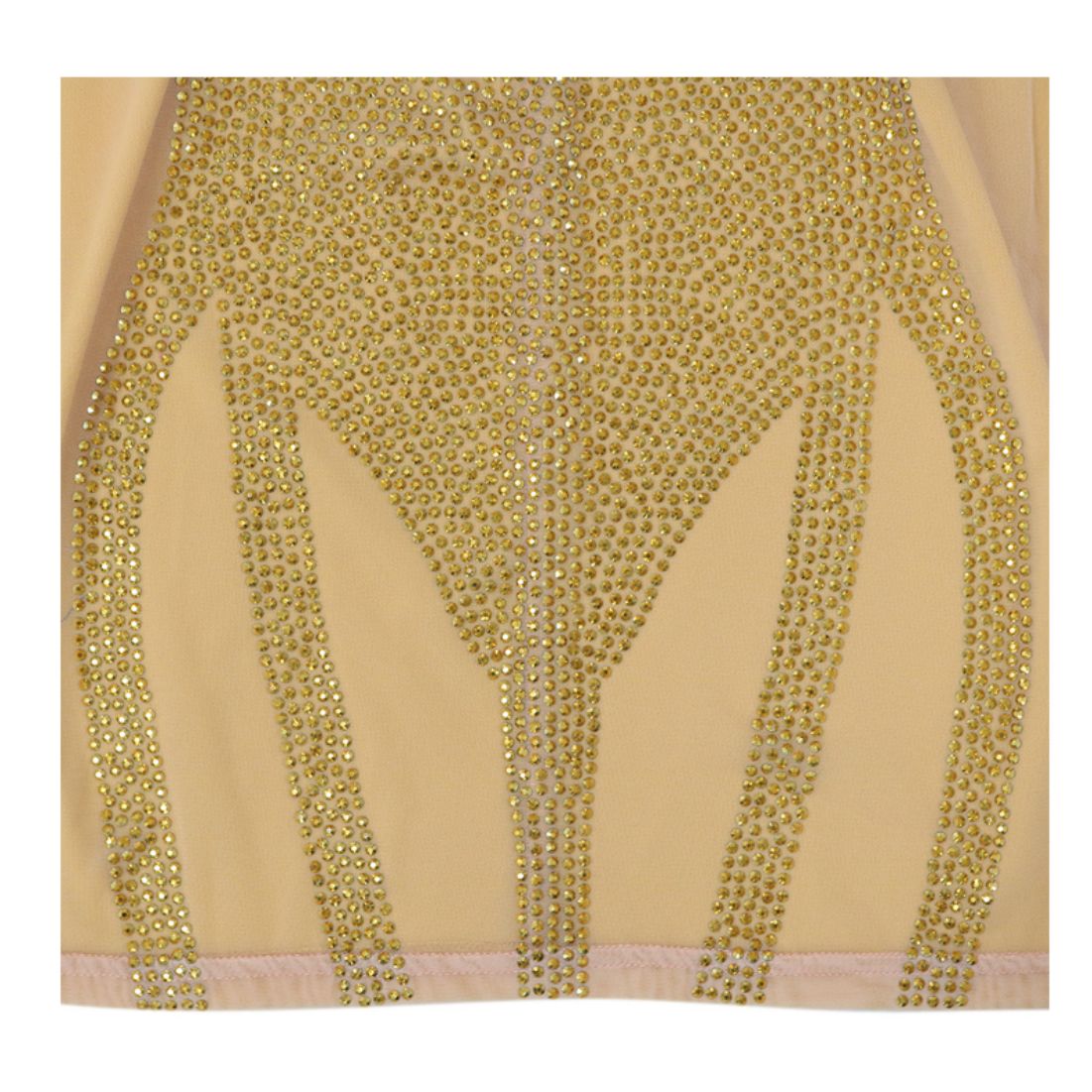 New fashion rhinestone mesh perspective round neck dress skirt short skirt fashion sexy party bar performance skirt female lady ladies woman women