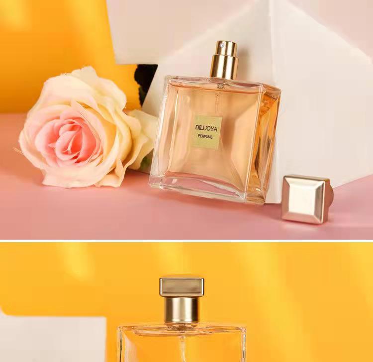 Tik Tok Live Romantic Encounter Golden Ladies Perfume is fresh and lasting.50ML