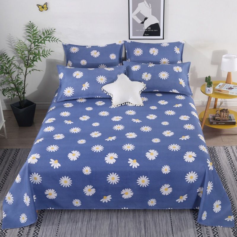 Polyester bed sheets pillowcase 48*74cm pillowslip 120*230cm ,160*230cm,200*230cm sheet free shipping