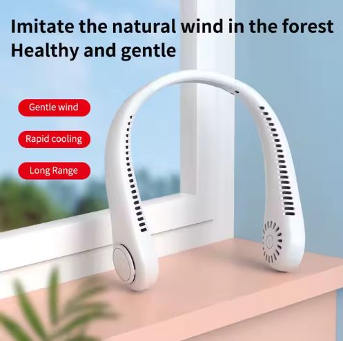 Ventilator Hanging Neck Cooling Neck Fan the Best-selling Mini Portable Wearable Outdoor Gift Small Fans