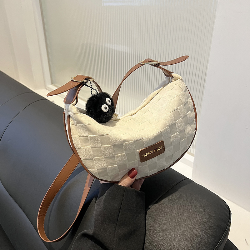 QS9230 Women Canvas Shoulder Bags Hanging Decoration Fashion Mini Girls Handbags Phone And Purses Crossbody Bag