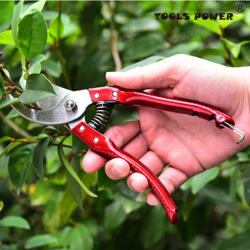 Tool power  Garden Pruning Tools SK5 Carbon Steel Picking Shears Bonsai Scissors Can Used For Pruning Potted Plants And Picking Fruits