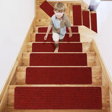 Cross border Amazon stair mats, step mats, floor mats, self-adhesive PVC anti slip mats, double striped, repeatedly used