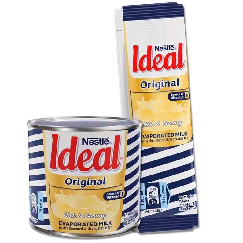 Nestle Ideal Evaporated Milk Rich & Creamy 150g/370g