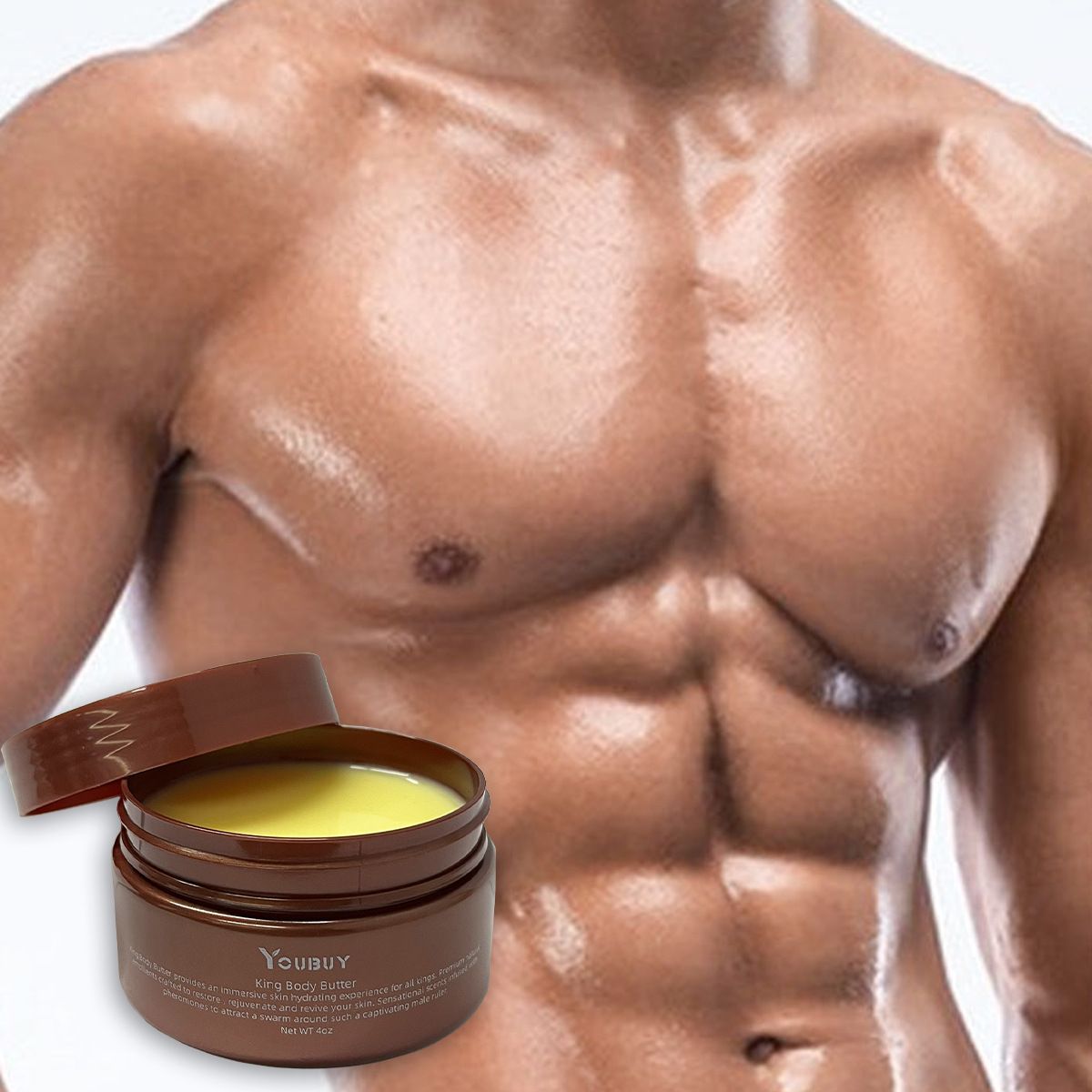 Cross border exclusive YOUBUY men's cologne body lotion with moisturizing, smooth, non greasy, and anti drying plant-based skincare lotion