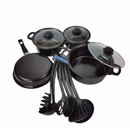 13 pcs Cookware Set for Kitchenware Non-Stick Frying Pan Aluminum Cooking Pots Pans Set Household Utensil