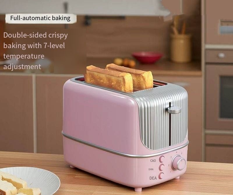 Household Efficient Toaster Automatic Pop-up Design Time-saving Bread Heating Machine Sandwich Breakfast Maker