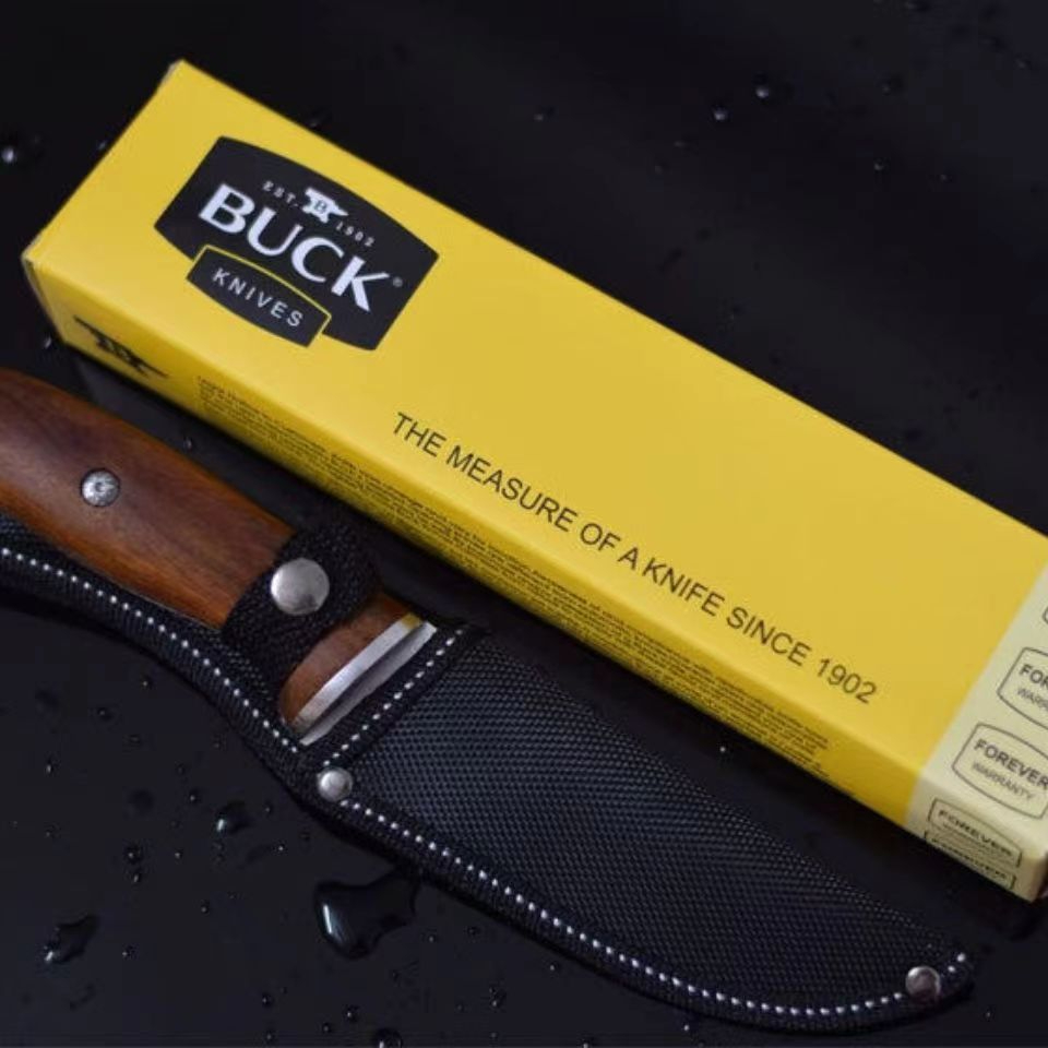 Buck Warrior's Knife Portable Diving Straight Knife Wilderness Survival Small Knife Tactical Swiss Army Knife
