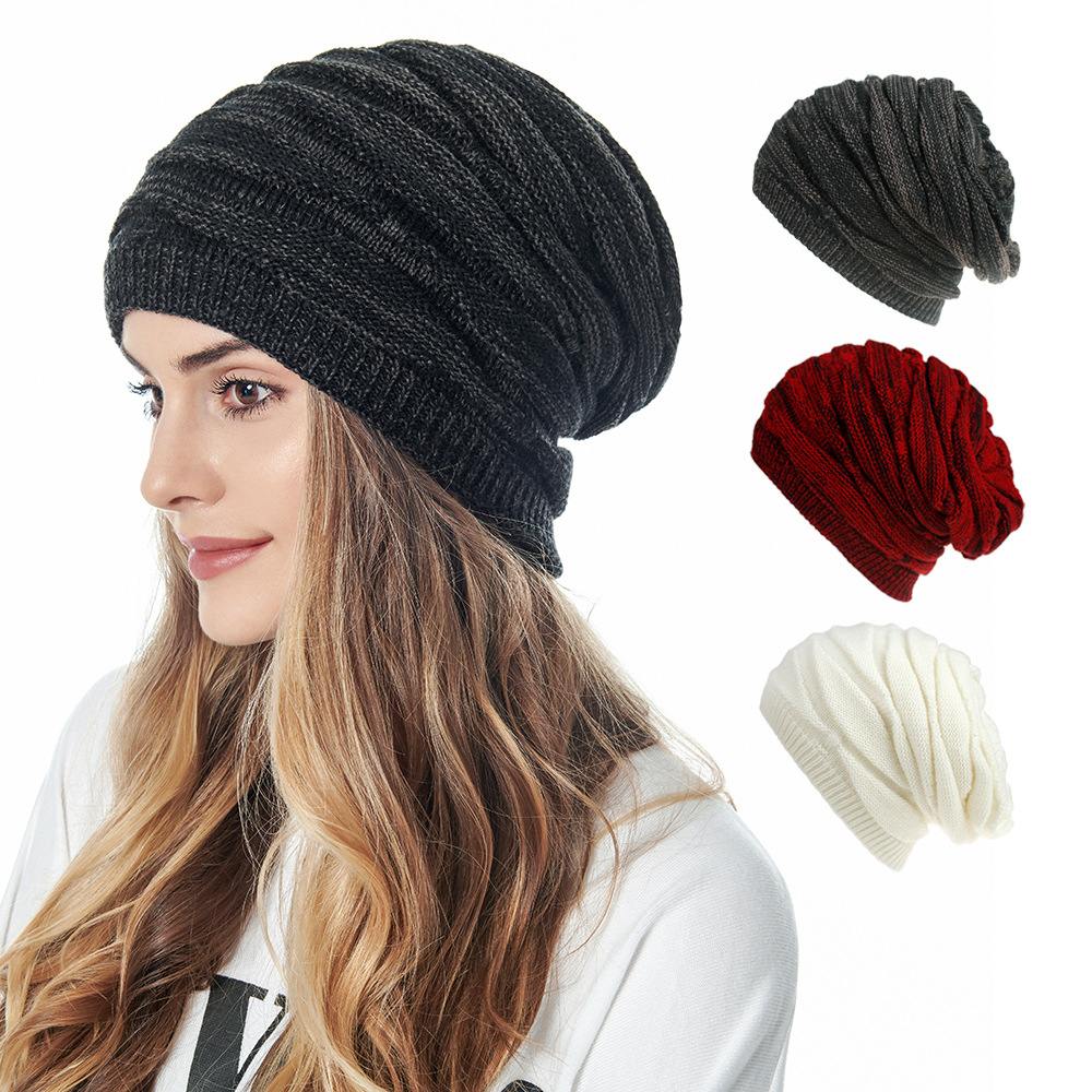 Men's and Women's New Woolen Knit Hat Outdoor Warm Casual Hat