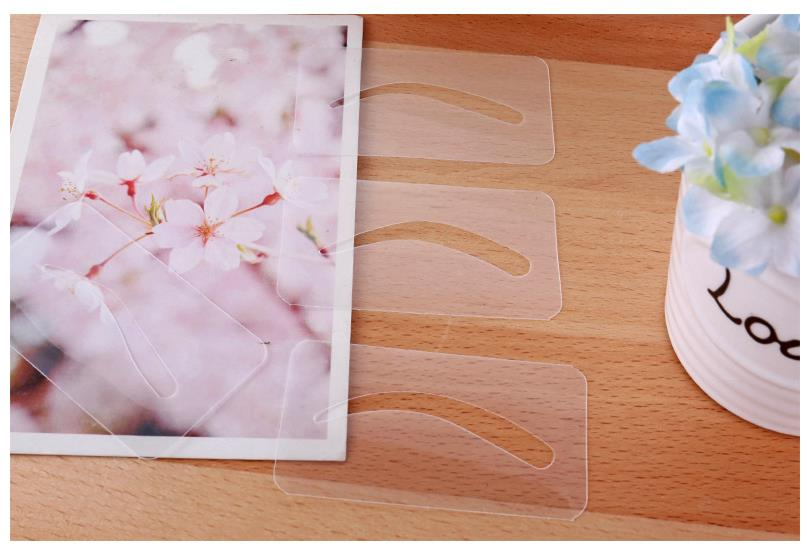 4Pcs thrush card thrush card thrush type environmentally friendly silicone thrush Makeup tool