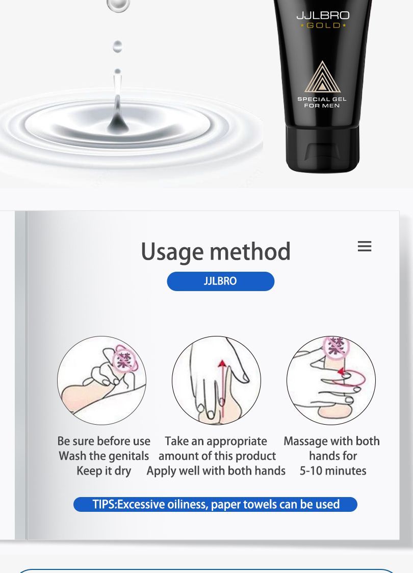 50 ml Titan Enlargement Balm Gold, for the big penis. Male enlargement cream for the penis. Enlarge the gel and enlarge the penis.