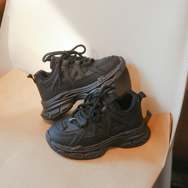 Girl Daddy shoes 2024 autumn new children's shoes breathable sports shoes YQ-289WANG