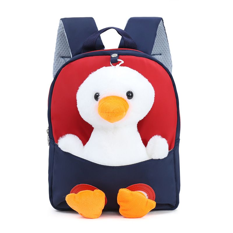837591 Children Kids Student Cute Cartoon Backpack For Boys And Girls Baby Nylon Canvas School Kindergarten Bag School Bags Backpacks