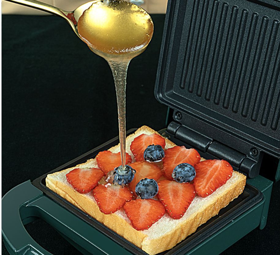 Kitchen Small Appliance Toaster Sandwich Maker Sandwich Machine Breakfast Machine Household Light Food Machine Multi Functional Artifact for Toast Pressure Baking Bread Machine