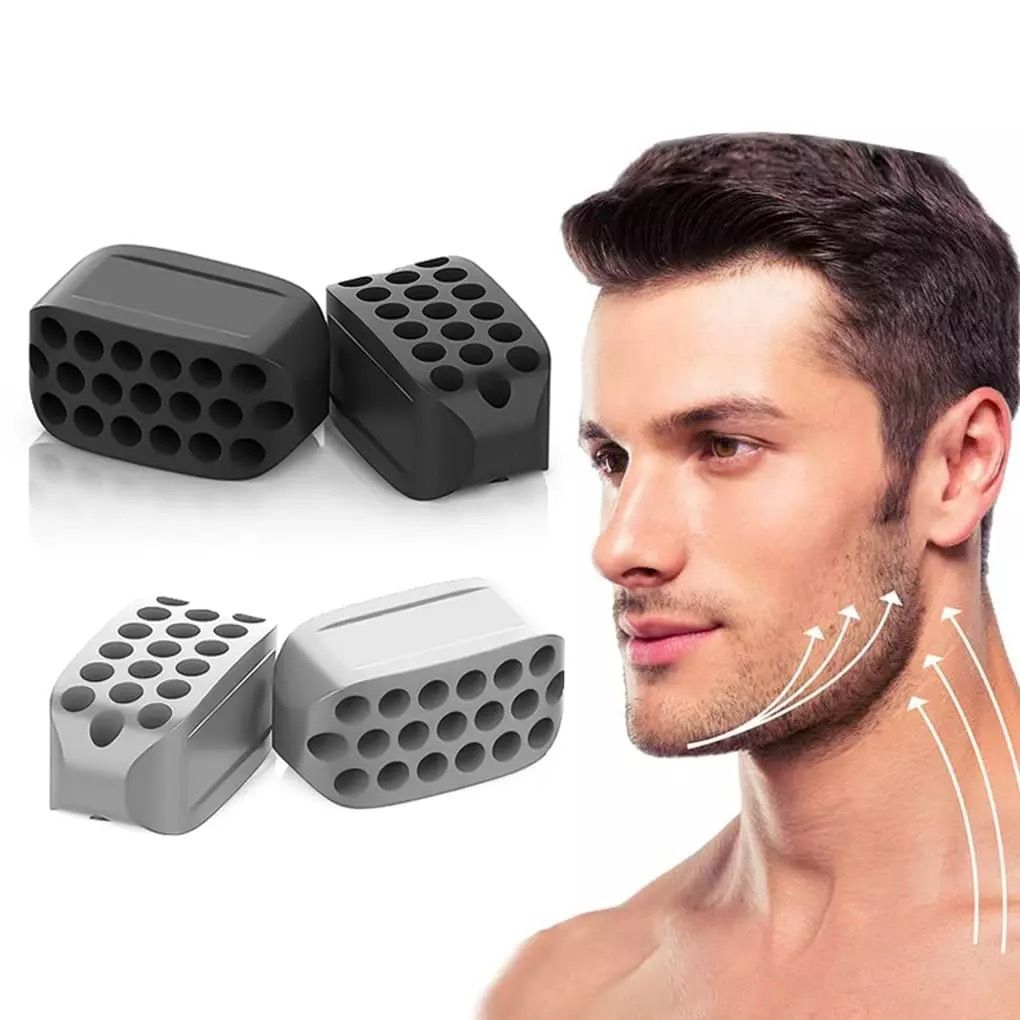 Jaw Exerciser Silicone Facial Masseter Muscle Trainer, Face - shaping Masseter Muscle Ball, Lower Jaw Trainer