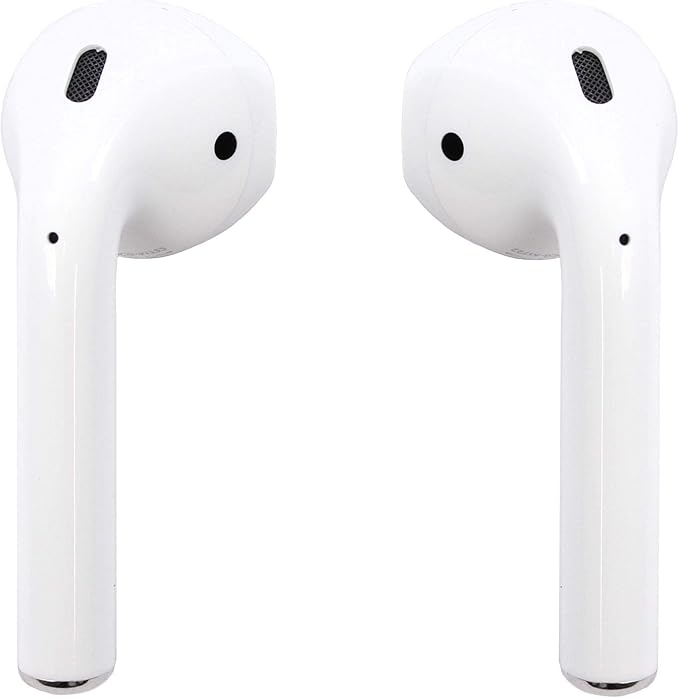 Apple AirPods (2nd Generation) Wireless Earbuds with USB-C Charging, Up to 2x Active Noise Cancelling Bluetooth Headphones, Transparency Mode, Adaptive Audio, Personalized Spatial Audio (Used)