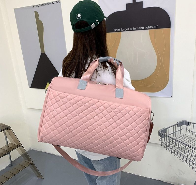 Fashion Women Travel Bag Handbag Ladies Shoulder Crossbody Bag Trendy Sports Fitness Bag for Short Trip Outdoor

