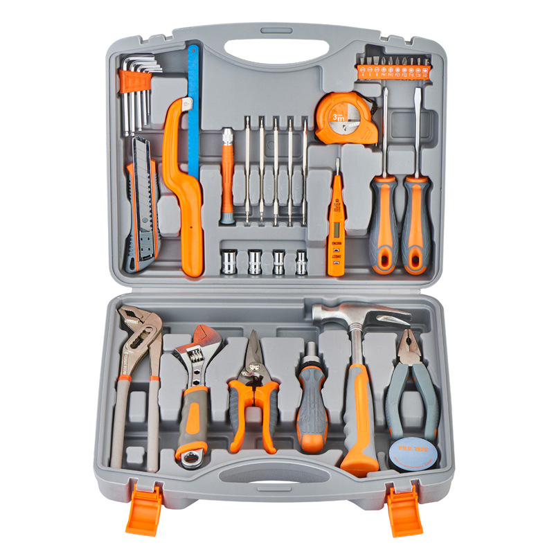 NT-2007 Tool Set-General Household Hand Tool Kit,Auto Repair Tool Set, with Plastic Toolbox Storage Case
