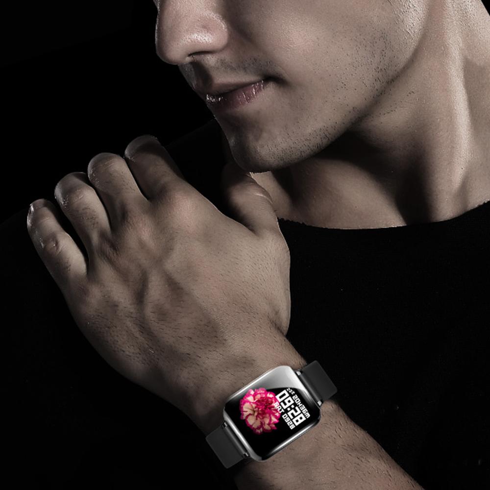B57 women smart watch waterproof heart rate monitor blood pressure multiple sport mode smartwatch wearable watch men smart clock for ios for android