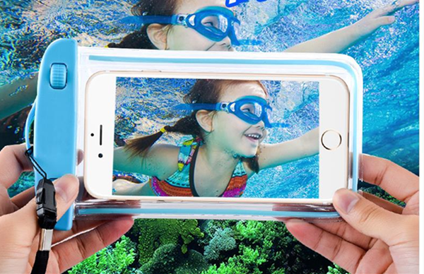 Waterproof Mobile Phone Cases Transparent Phone Underwater Storage Bag Swimming Diving Protective