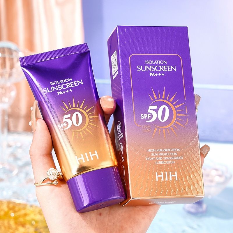 Sunscreen lotion SPF50PA+++ Waterproof sweat proof  UV resistant CRRSHOP Isolation sunscreen Moisturizing refreshing