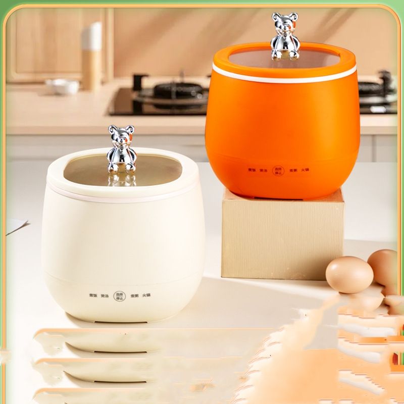 Multi Functional Small Rice Cooker Dormitory Single Person Soup Pot Intelligent Mini Rice Cooker Kitchen 1.8L Small Appliance Electric Cooker