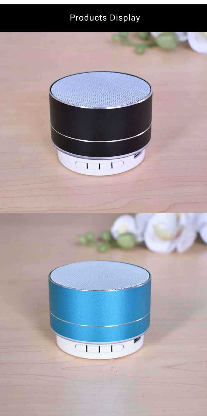 LLT A10 Bluetooth Speaker Mini Portable Loudspeaker TF USB Subwoofer Music Player Black 1Pcs/Box